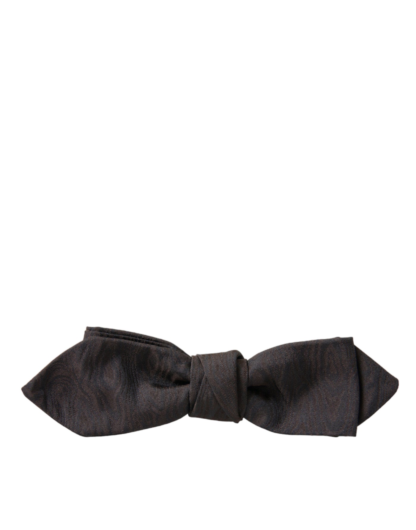 Dolce & Gabbana Braun Polyester Seide Verstellbare Hals Männer Papillon Fliege