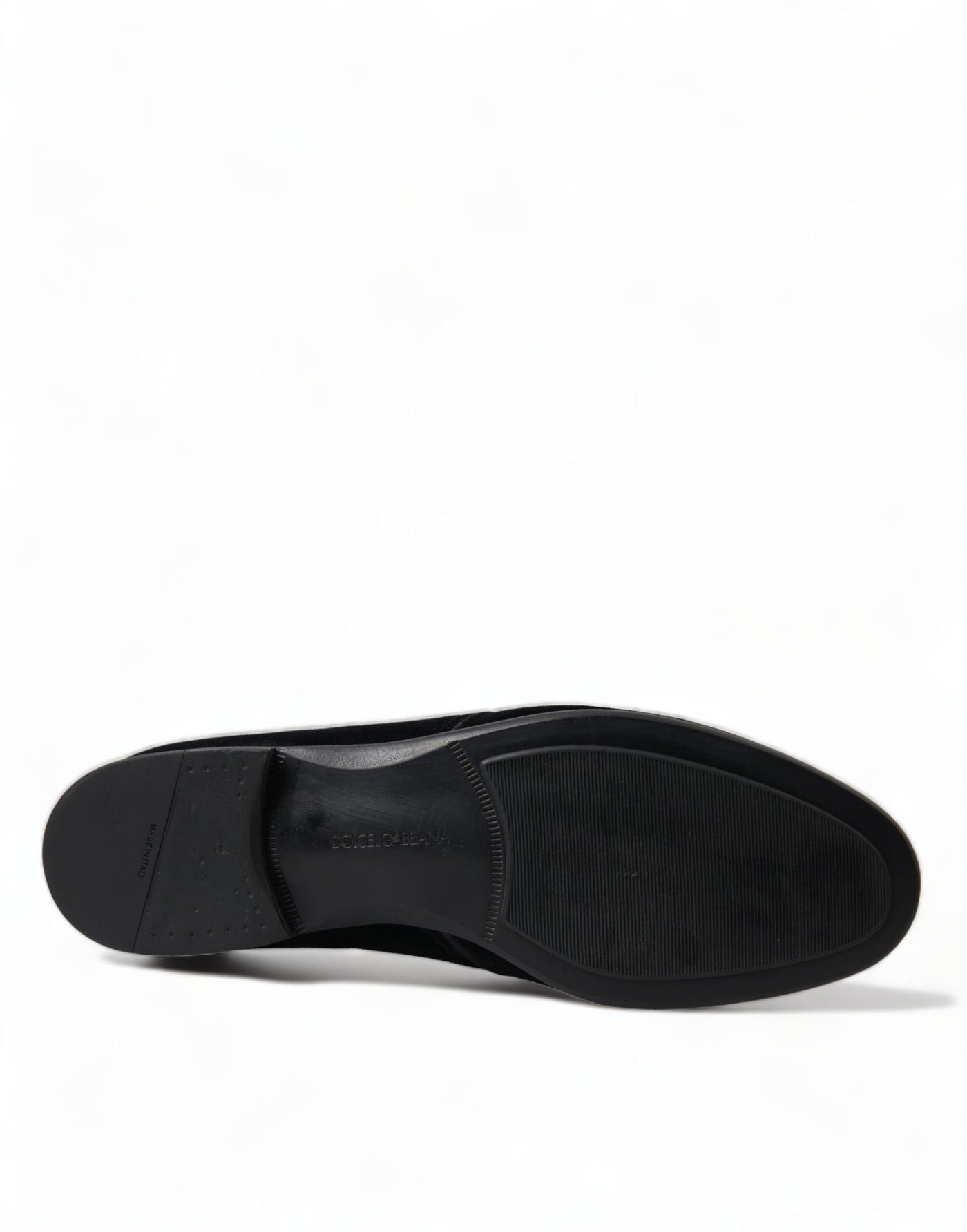 Dolce & Gabbana Schwarze Samtschnürer für formelle Derby-Schuhe