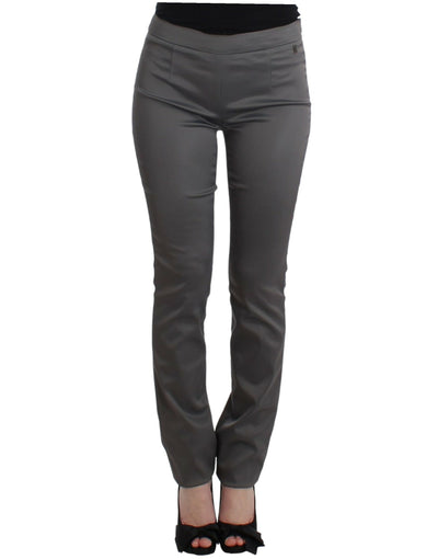 John Galliano Graue Slim Fit Hose