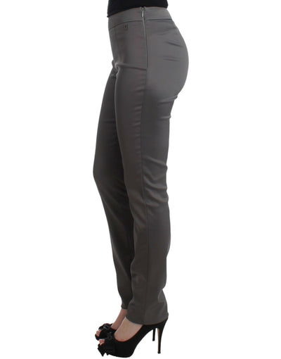 John Galliano Graue Slim Fit Hose