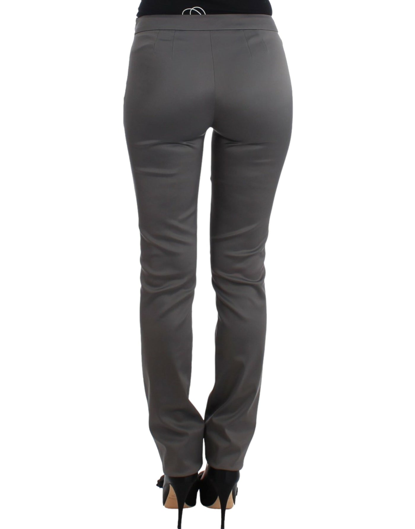 John Galliano Graue Slim Fit Hose