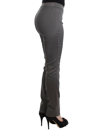 John Galliano Graue Slim Fit Hose
