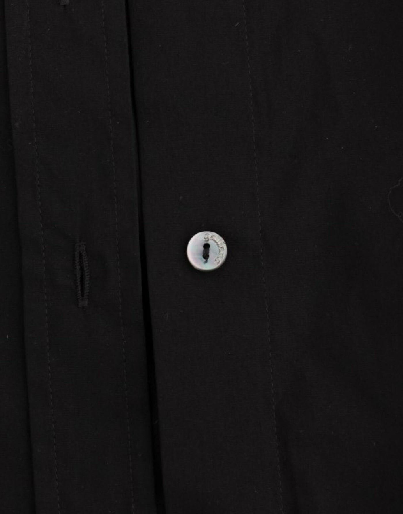 John Galliano Schwarzes Baumwollshirt-Top