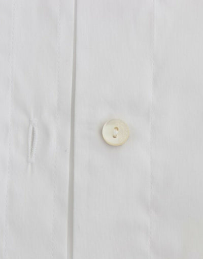 John Galliano Weißes Baumwollshirt Top