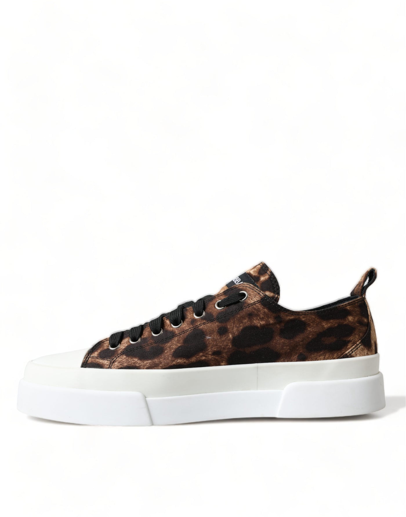 Dolce & Gabbana Braun Leopard Canvas Turnschuhe Schuhe