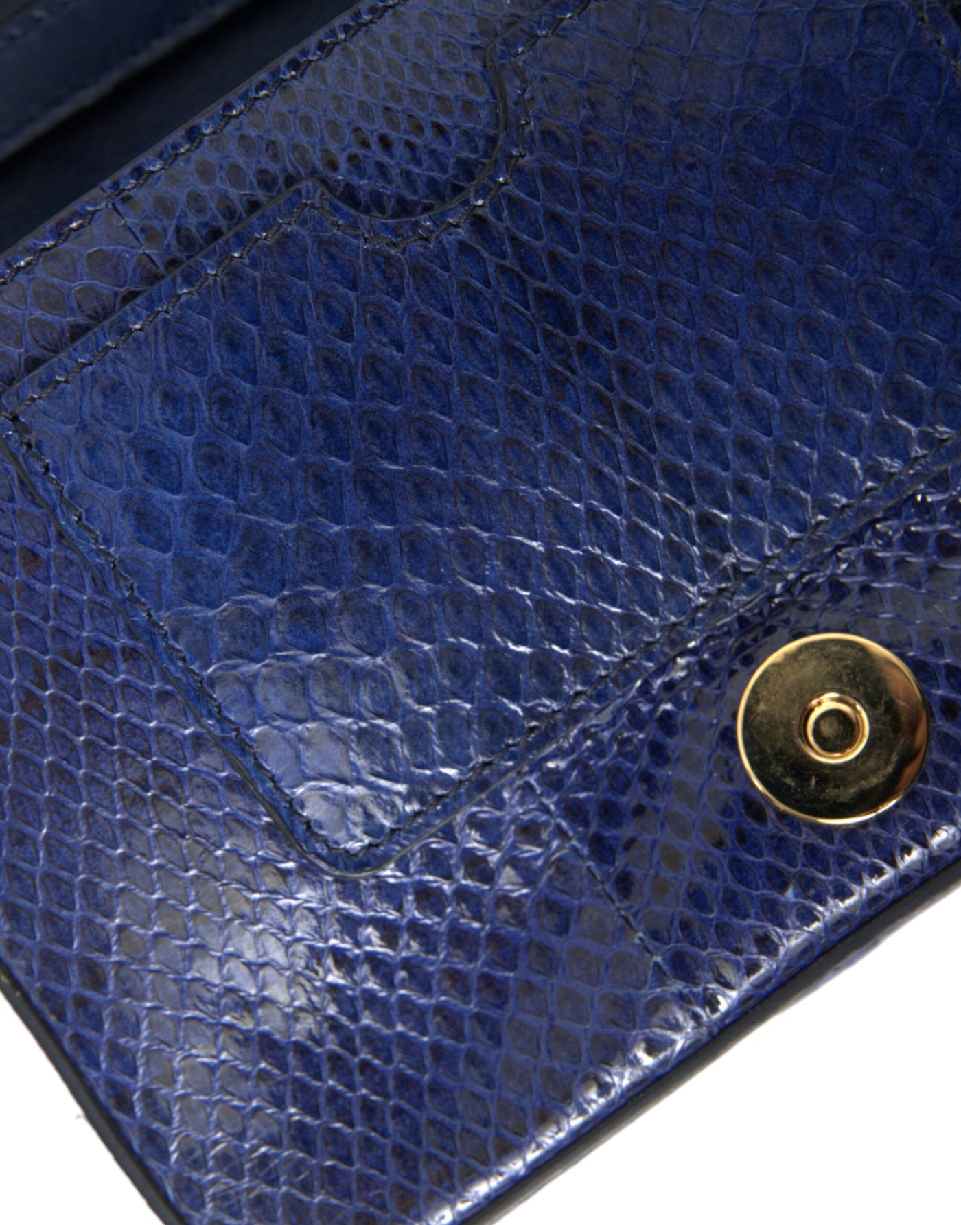 Dolce & Gabbana Dunkelblau Pelz Ayers Lily Twist Crossbody Umhängetasche