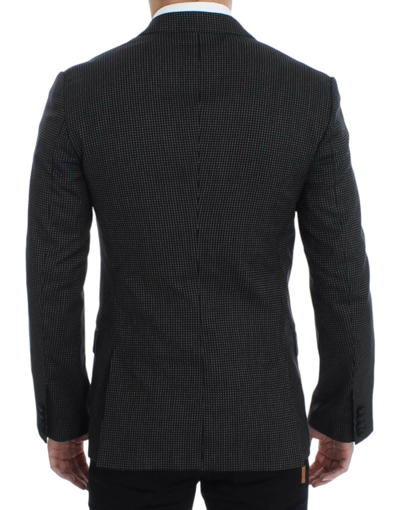 Dolce & Gabbana Schwarzer schmaler MARTINI Blazer aus Wolle