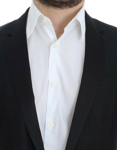 Dolce & Gabbana Schmaler schwarzer Wollblazer von MARTINI