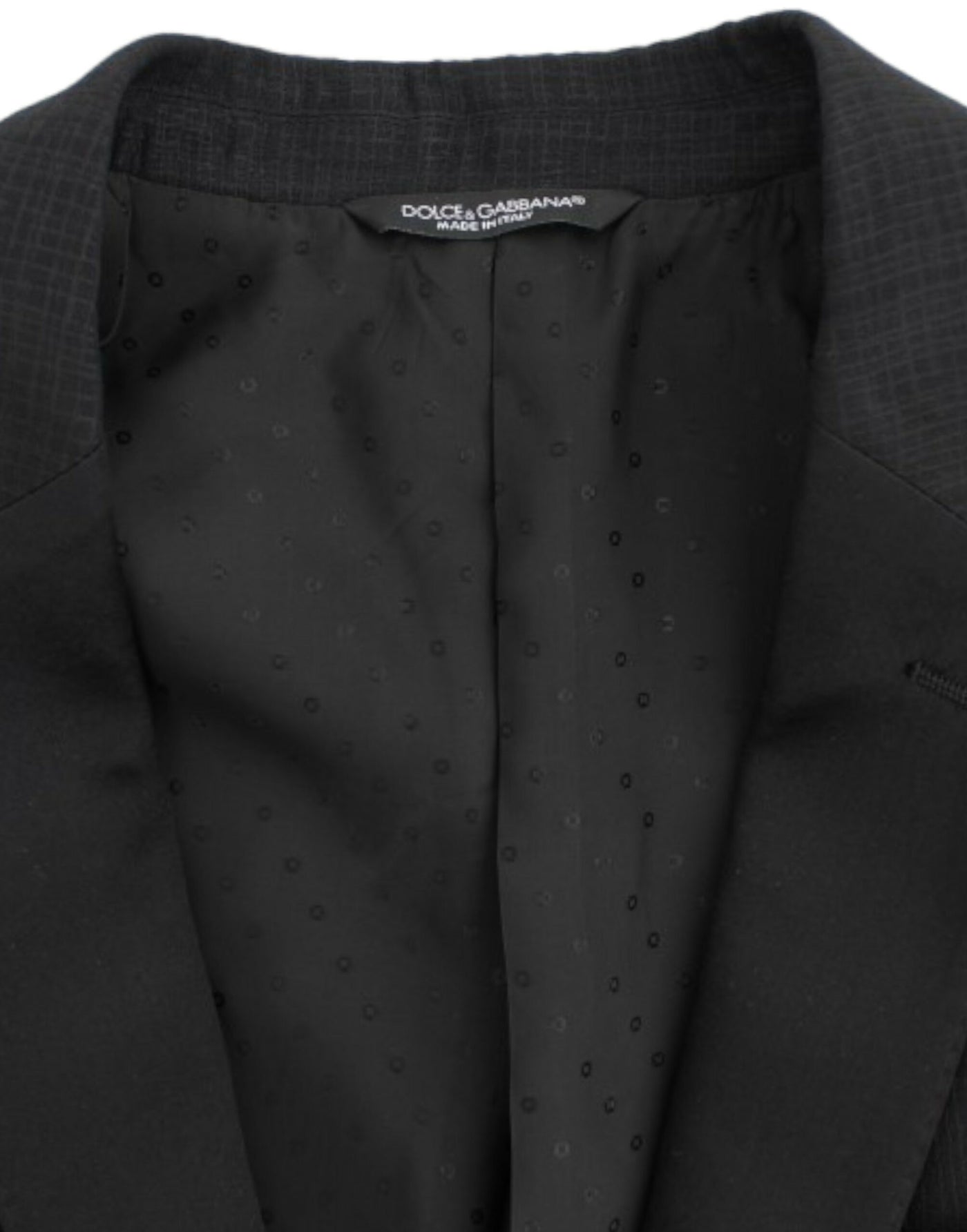 Dolce & Gabbana Schmaler schwarzer Wollblazer von MARTINI