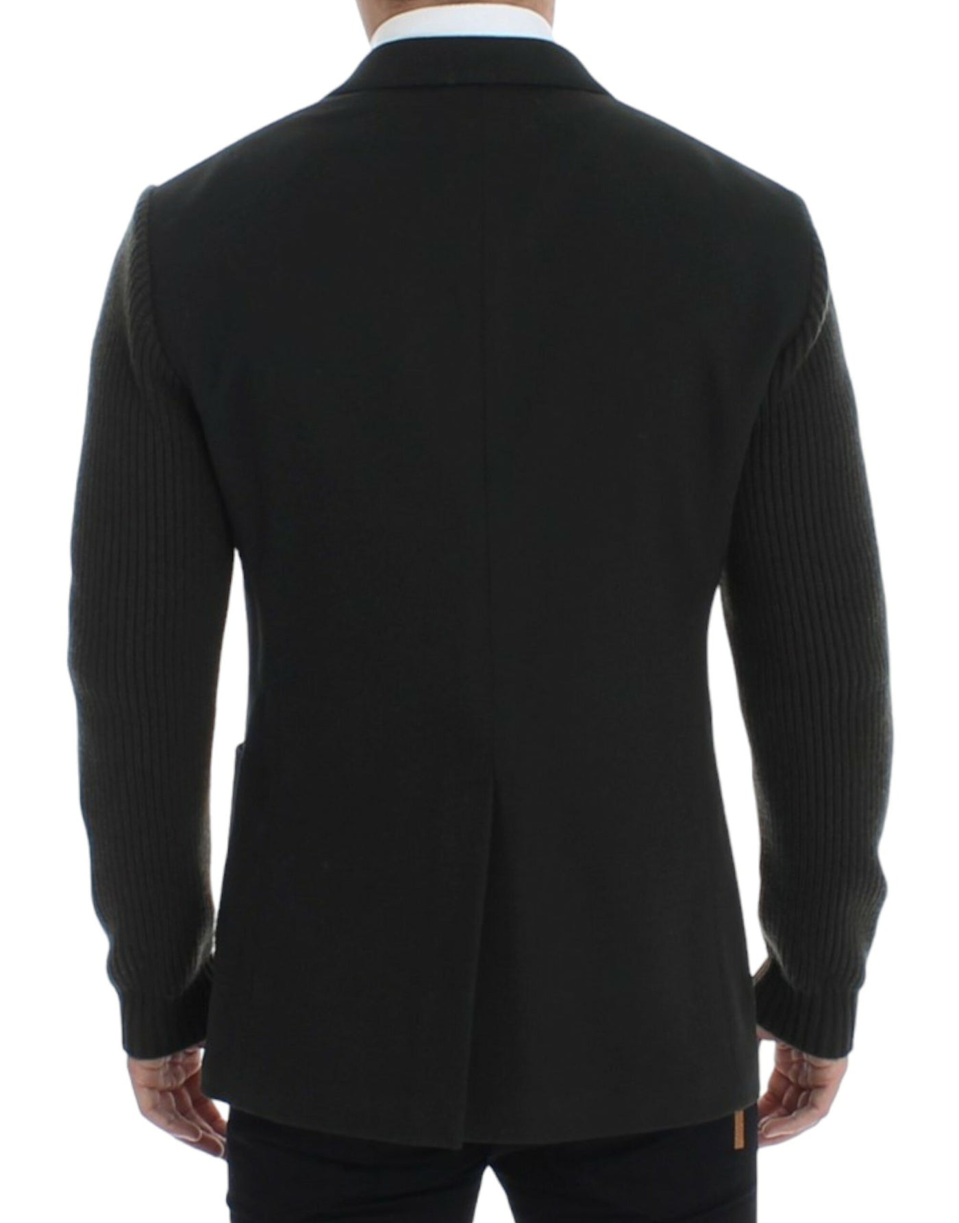 Dolce & Gabbana Grüner Kaschmir-Blazer mit zwei Knöpfen