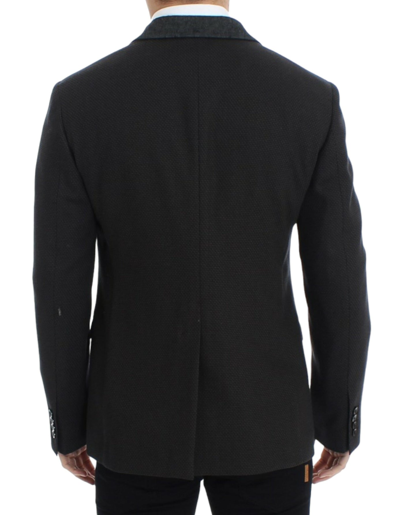 Dolce & Gabbana Brauner schmal geschnittener Wollblazer