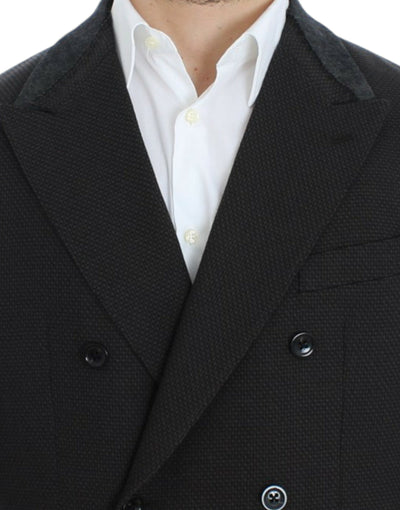 Dolce & Gabbana Brauner schmal geschnittener Wollblazer