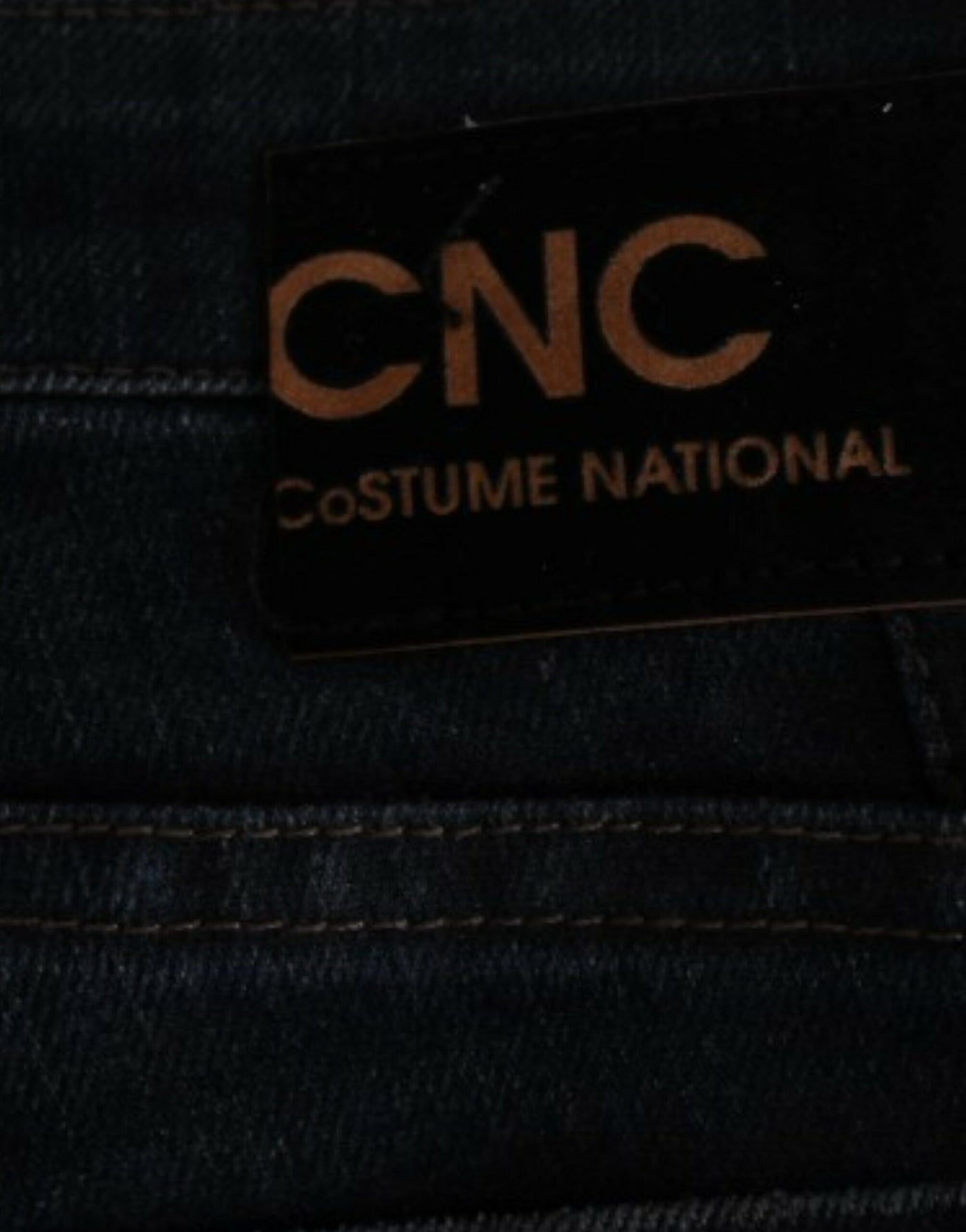 Costume National Blaue Jeans mit dünnem Bein