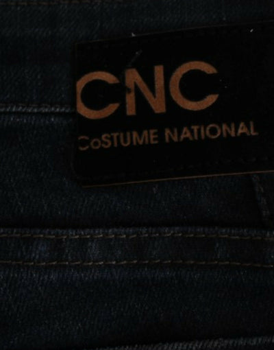 Costume National Blaue Jeans mit dünnem Bein