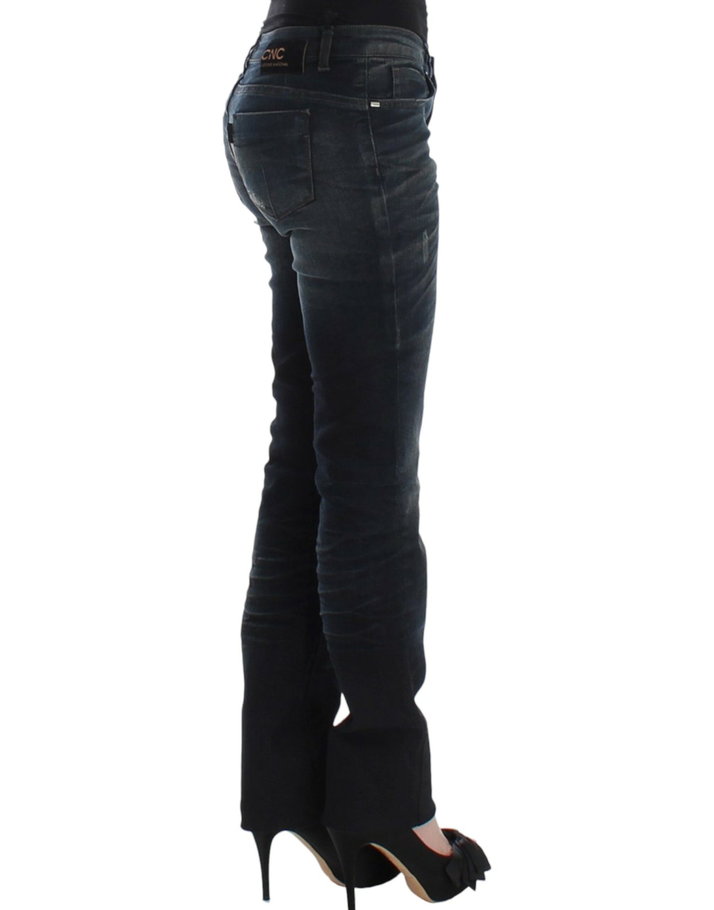 Costume National Blaue Jeans mit dünnem Bein