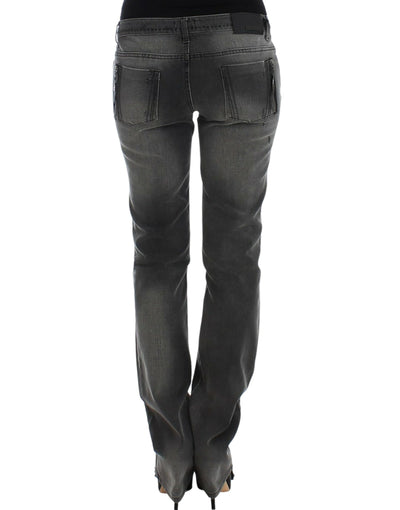 Costume National Graue Jeans mit geradem Bein