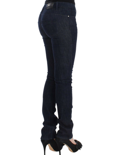 Costume National Blaue Skinny Leg Jeans