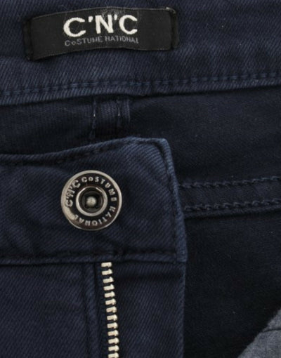 Costume National Blaue Jeans mit geradem Bein