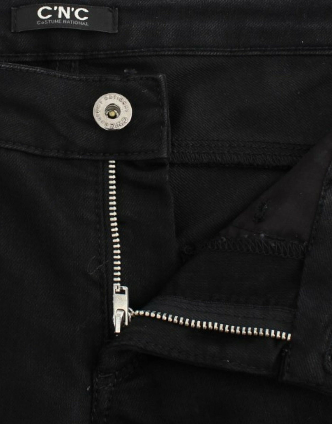 Costume National Schwarze Jeans mit geradem Bein