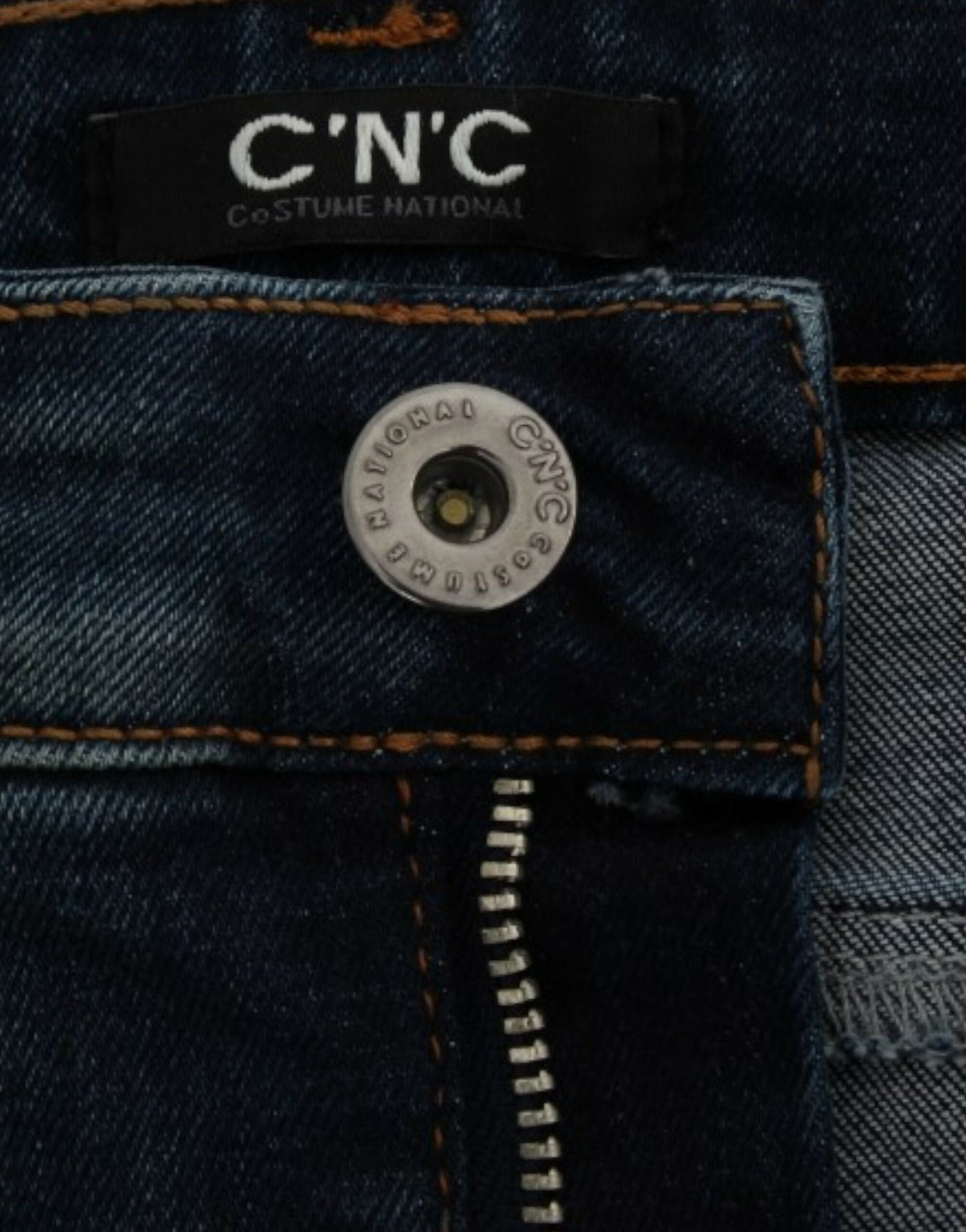Costume National Blaue Jeans mit geradem Bein