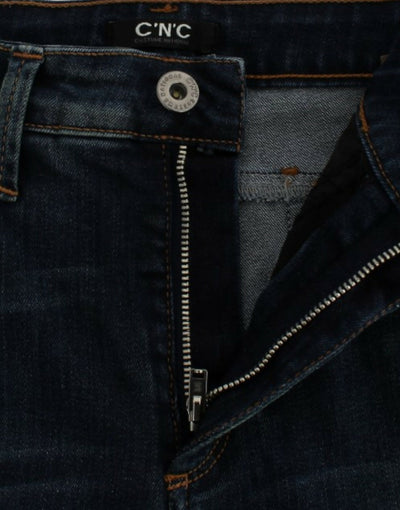 Costume National Blaue Jeans mit geradem Bein