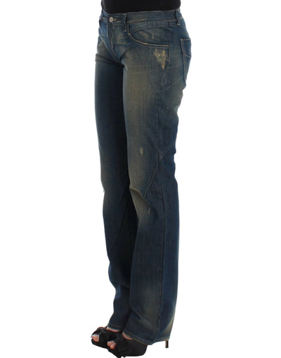 Costume National Blaue Jeans mit geradem Bein
