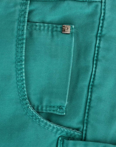 Costume National Grüne Jeans mit geradem Bein