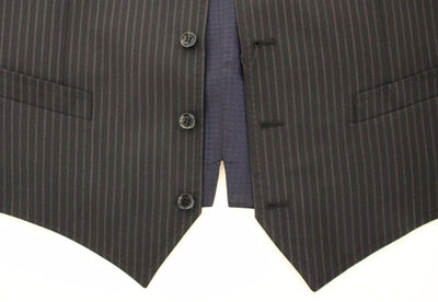 Dolce & Gabbana Graue Stretch-Weste für formelle Anlässe Gilet