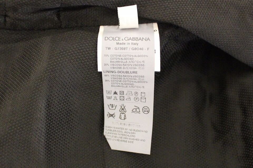 Dolce & Gabbana Schwarzes Baumwollmischung Kleid Weste Gilet