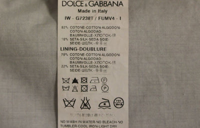 Dolce & Gabbana Beige Seidenmischung Kleid Formelle Weste Gilet