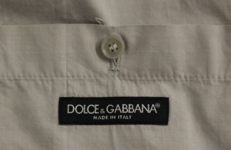Dolce & Gabbana Beige Seidenmischung Kleid Formelle Weste Gilet