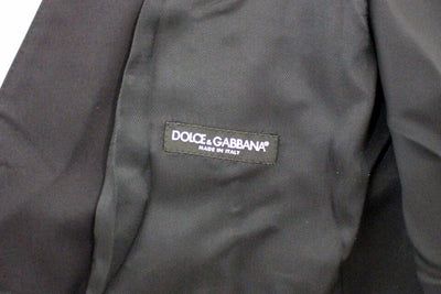 Dolce & Gabbana Blauer Baumwoll-Stretchwesten-Blazer