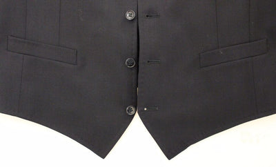 Dolce & Gabbana Blauer Baumwoll-Stretchwesten-Blazer