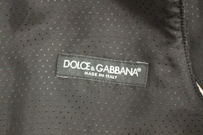 Dolce & Gabbana Graue Wollmischung Weste Gilet Weste