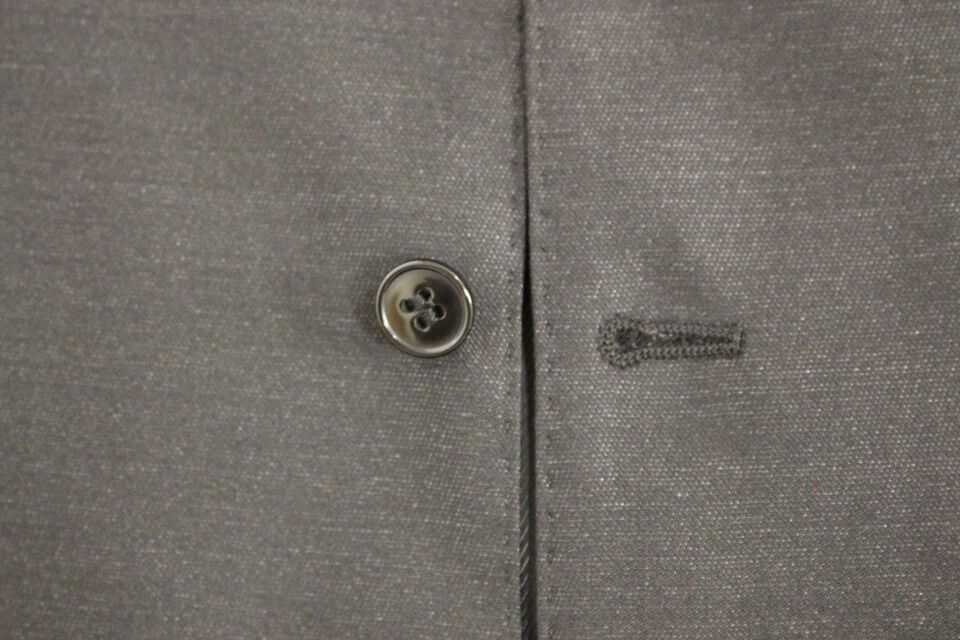 Dolce & Gabbana Graues Woll-Seiden-Kleid Weste Gilet