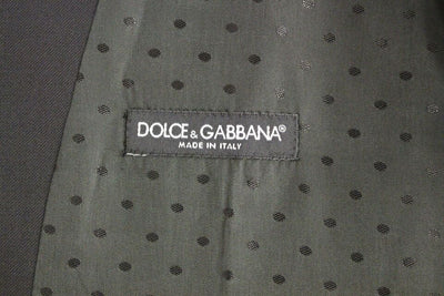 Dolce & Gabbana Schwarze Wolle Formal Dress Vest Gilet Weste