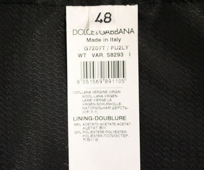 Dolce & Gabbana Graue Wolle Formal Dress Vest Gilet Weste