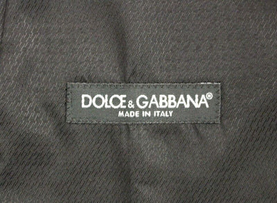 Dolce & Gabbana Graue Wolle Formal Dress Vest Gilet Weste