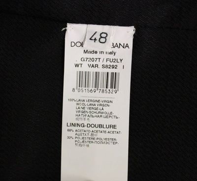 Dolce & Gabbana Graue Wolle Formal Dress Vest Gilet Weste