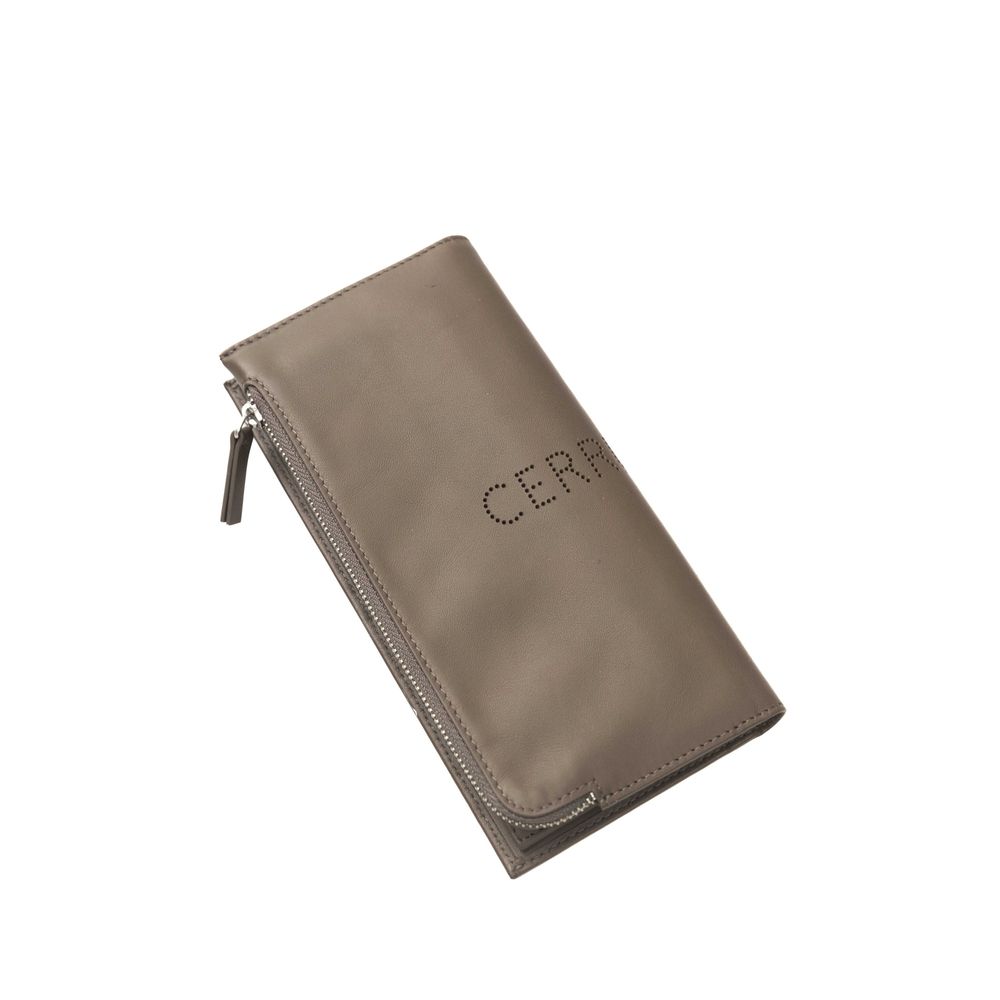 Cerruti 1881 Braunes Leder Portemonnaie für Männer