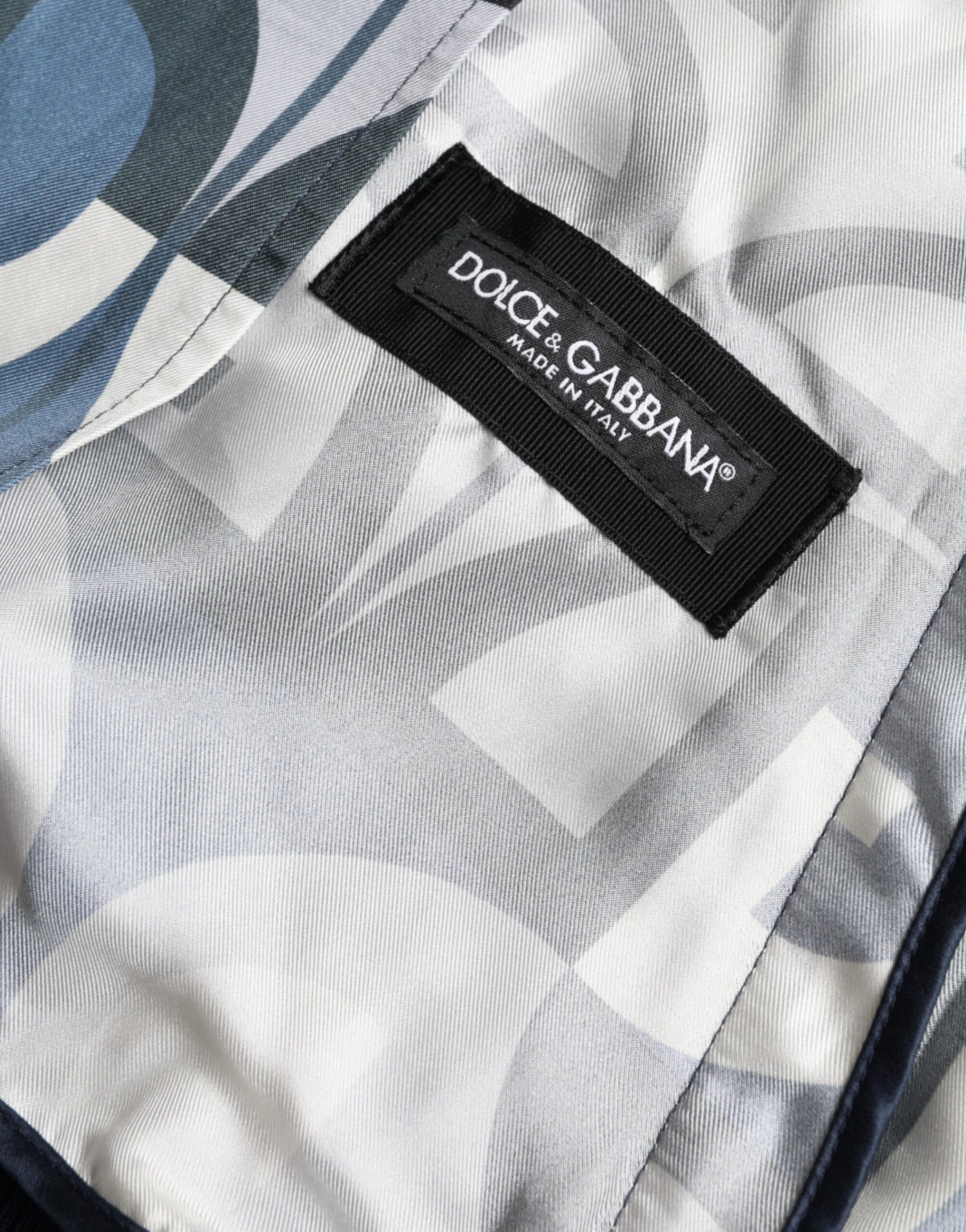 Dolce & Gabbana Mehrfarbige Bomber-Blouson-Jacke mit Logodruck