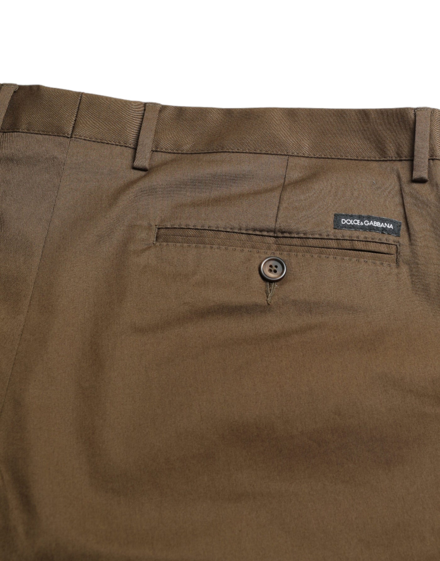 Dolce & Gabbana Braun Baumwolle Stretch Männer Bermuda Shorts
