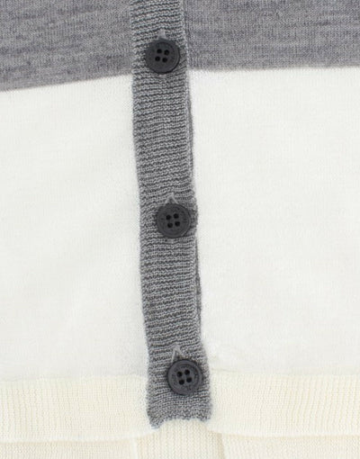 Costume National Graue leichte Strickjacke