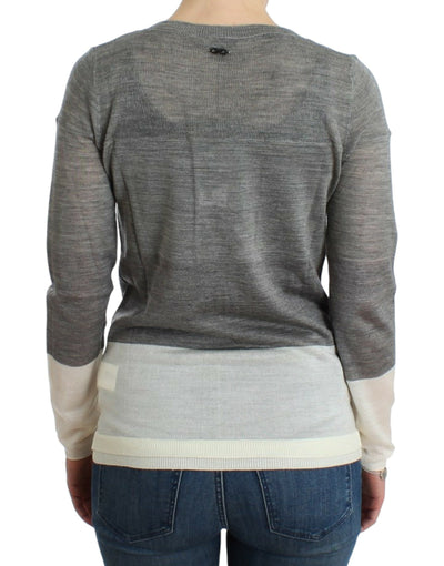 Costume National Graue leichte Strickjacke
