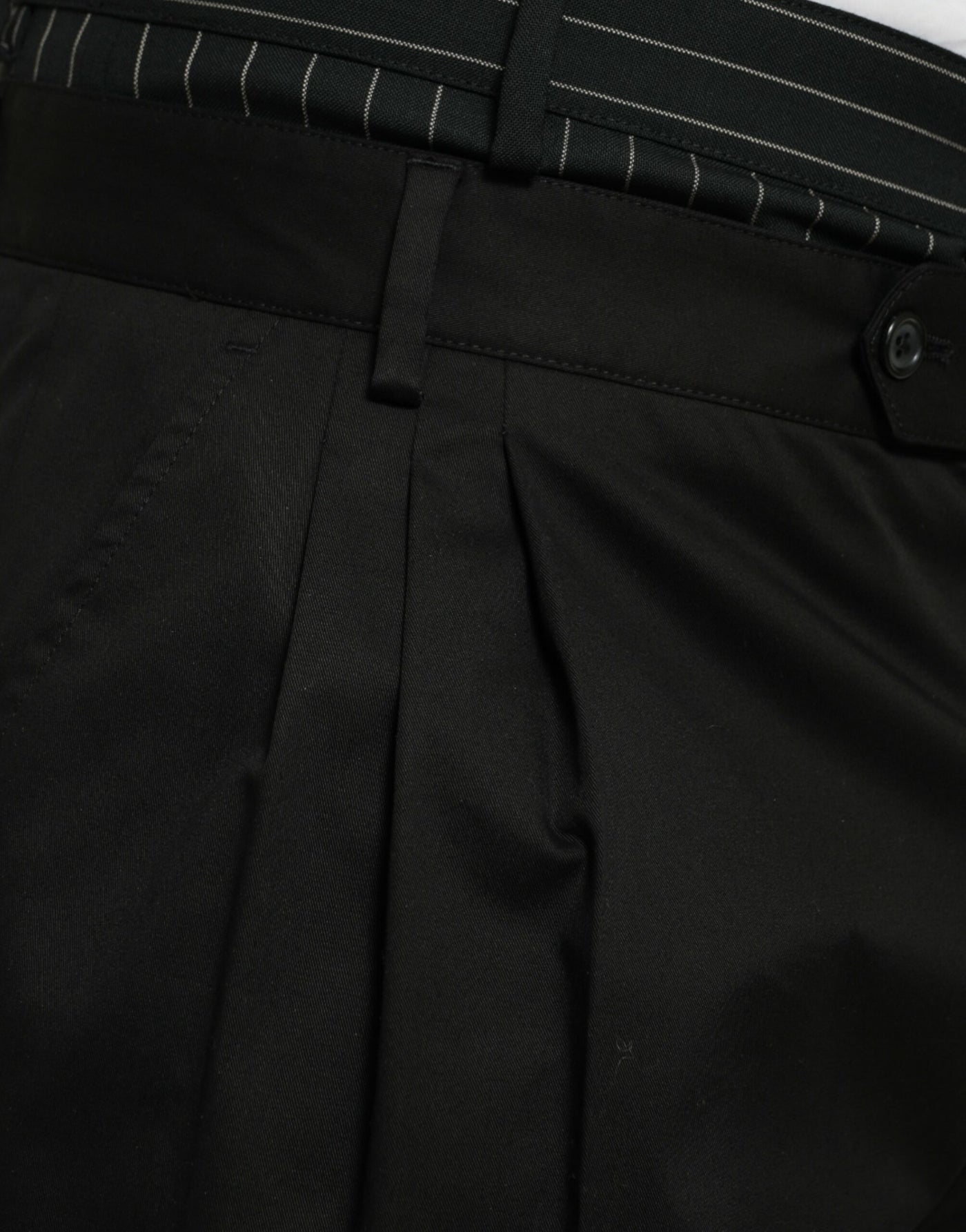 Dolce & Gabbana Schwarze Cargo-Bermuda-Shorts aus Baumwoll-Stretch