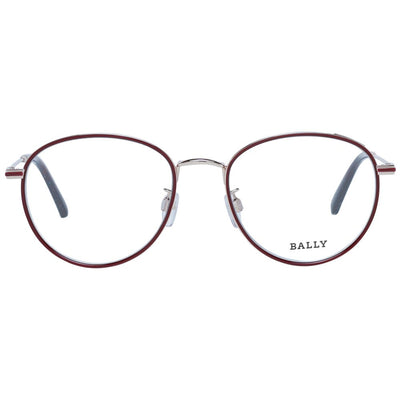 Bally Burgunderfarbene optische Unisex-Rahmen