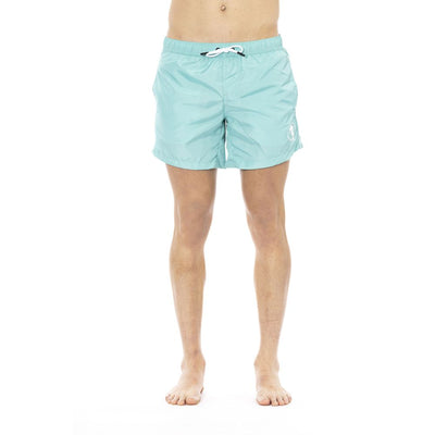 Bikkembergs Hellblaue Polyester Herren-Badeshorts