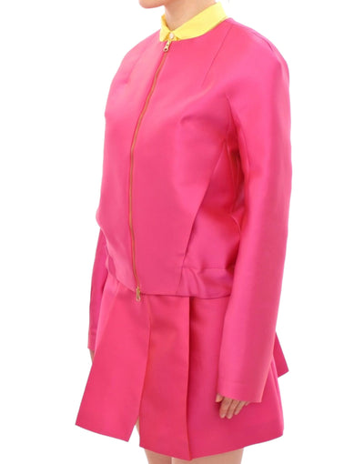 CO|TE Rosa Jacke aus Seidenmischung
