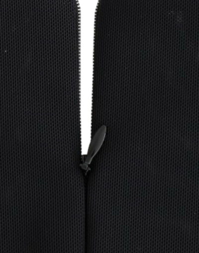 CO|TE Schwarzes kurzärmeliges Venuskleid