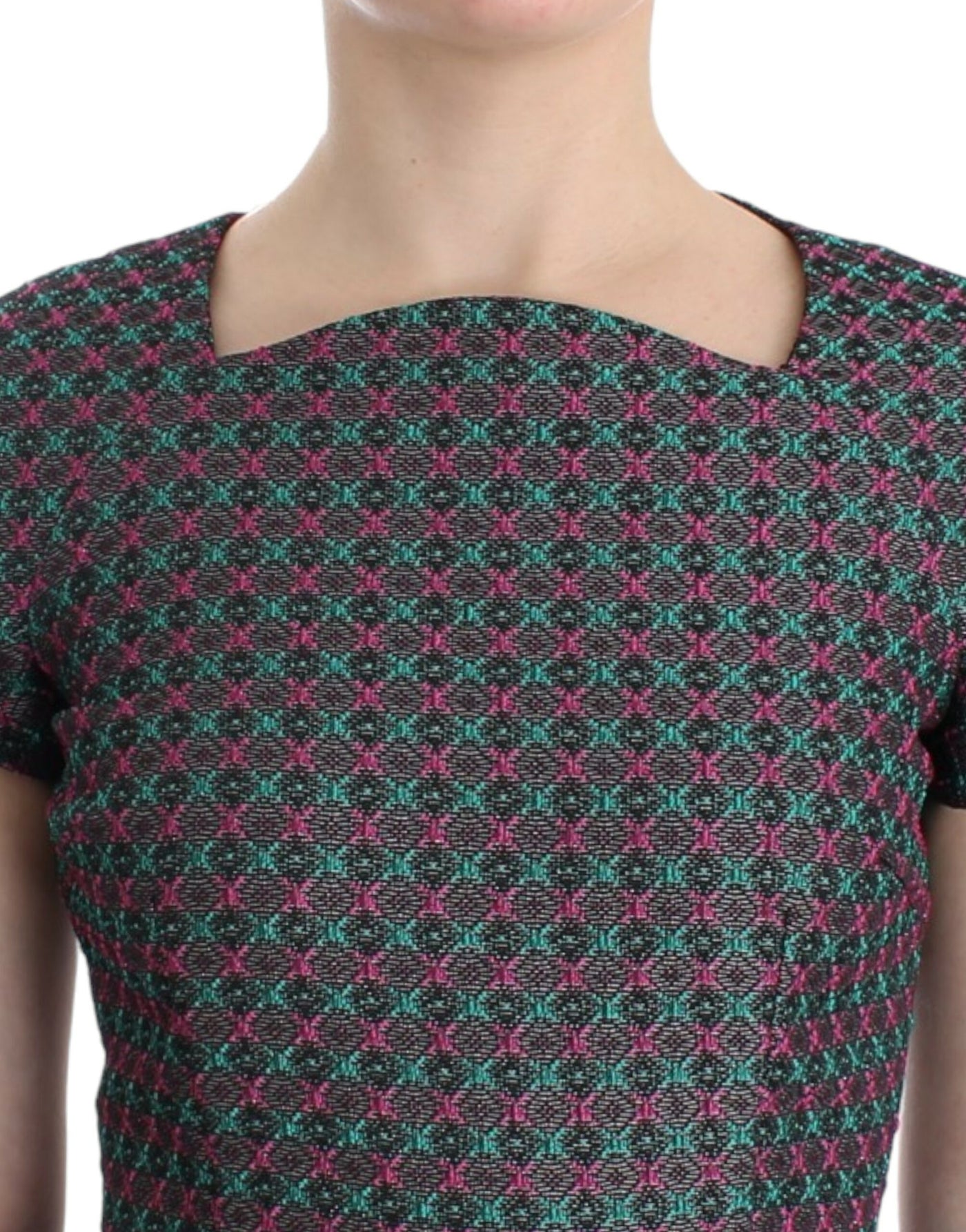 CO|TE Kurzärmeliges Kleid Doris in Multicolor